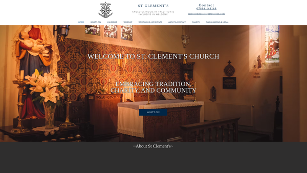 Screenshot of the The Parochial Church Council Of The Ecclesiatical Parish Of Leigh, (Diocese Of Chelmsford) website