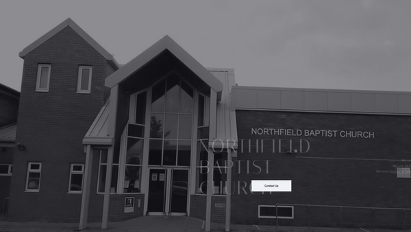 Screenshot of the Northfield Baptist Church website