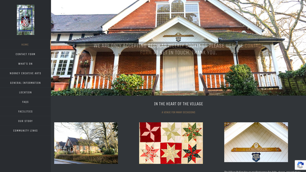 Screenshot of the The Shackleford Centre website
