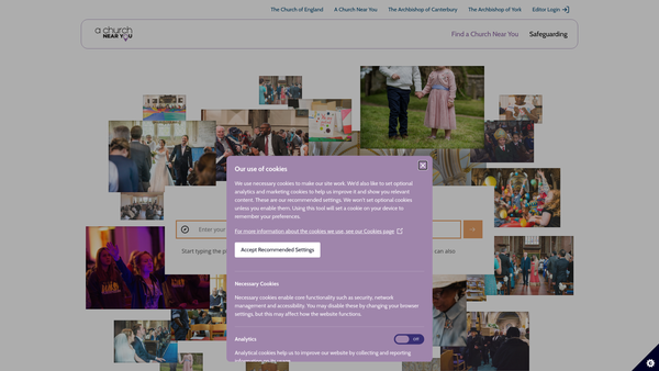 Screenshot of the The Parochial Church Council Of The Ecclesiastical Parish Of Brereton And Rugeley website