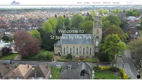 Screenshot of the The Parochial Church Council Of The Ecclesiastical Parish Of St. James, Shirley, Southampton website