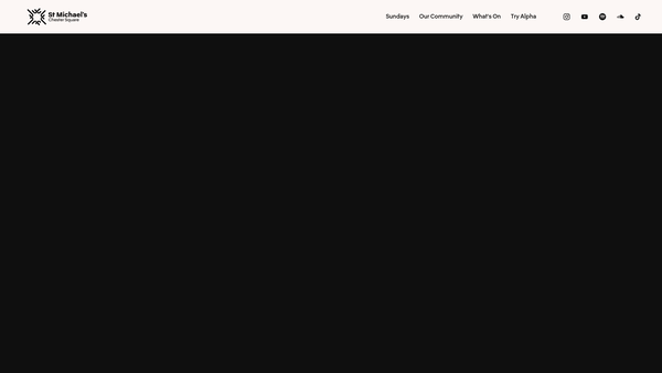 Screenshot of the The Parochial Church Council Of The Ecclesiastical Parish Of St Michael, Chester Square website