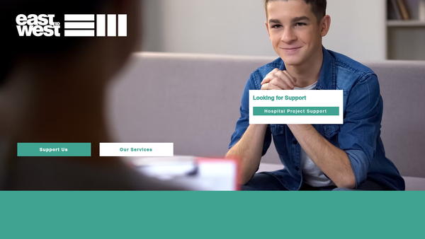 Screenshot of the The East To West Trust website