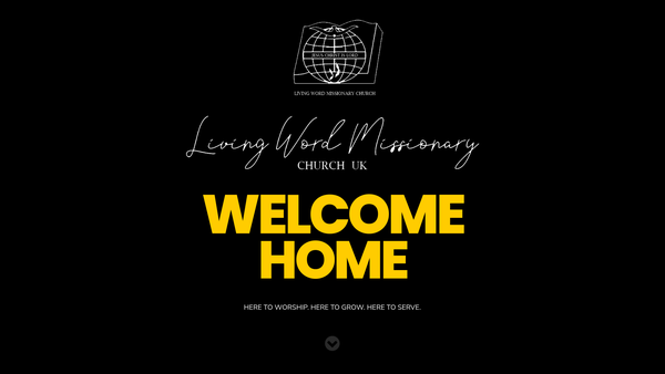 Screenshot of the Living Word Missionary Church - UK website