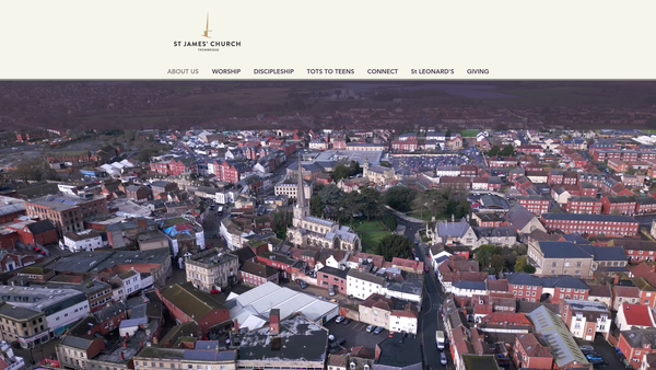 Screenshot of the The Parochial Church Council Of The Ecclesiastical Parish Of Trowbridge St James website