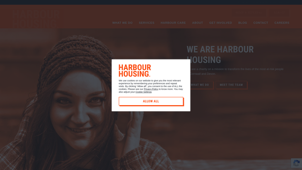 Screenshot of the Cosgarne Hall Ltd website