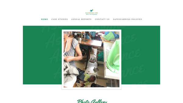 Screenshot of the Asecondchance Ltd website