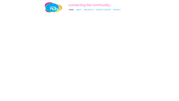 Screenshot of the Hub Community Project website
