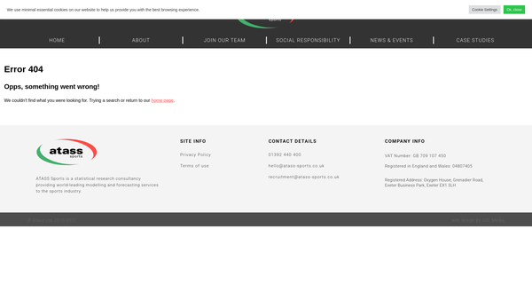 Screenshot of the Oxygen House Foundation website