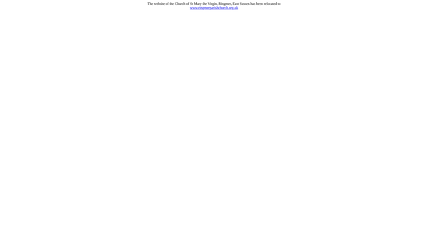 Screenshot of the The Parochial Church Council Of The Ecclesiastical Parish Of Ringmer website