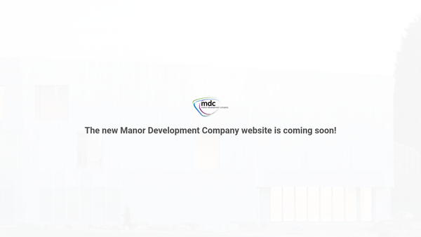 Screenshot of the Manor Development Company Limited website