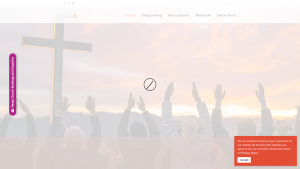 Screenshot of the The Parochial Church Council Of The Ecclesiastical Parish Of St Anne's, Edgeside website