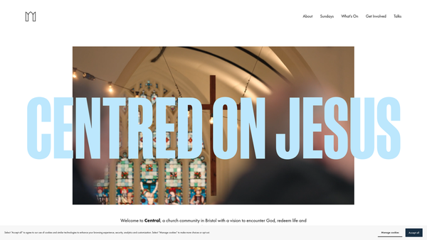 Screenshot of the The Parochial Church Council Of The Ecclesiastical Parish Of St Philip And St Jacob, Bristol website