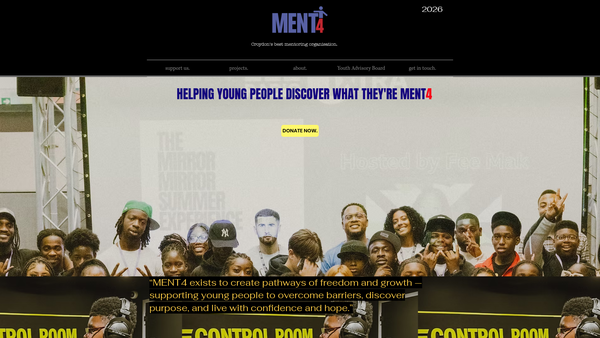 Screenshot of the Teen Crisis UK website