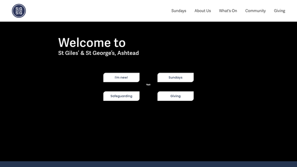 Screenshot of the The Parochial Church Council Of The Eccesiastical Parish Of Ashtead website
