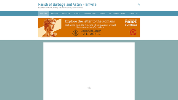 Screenshot of the The Parochial Church Council Of The Ecclesiastical Parish Of Burbage With Aston Flamville website