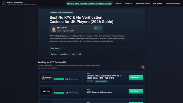 Screenshot of the The Swift Centre website