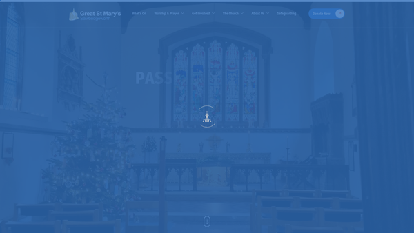 Screenshot of the The Parochial Church Council Of The Ecclesiastical Parish Of Sawbridgeworth website