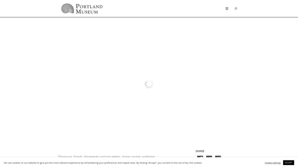 Screenshot of the Portland Museum Trust website