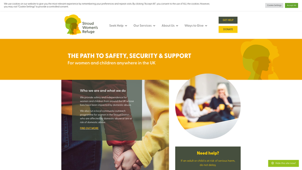 Screenshot of the Stroud Beresford Limited website