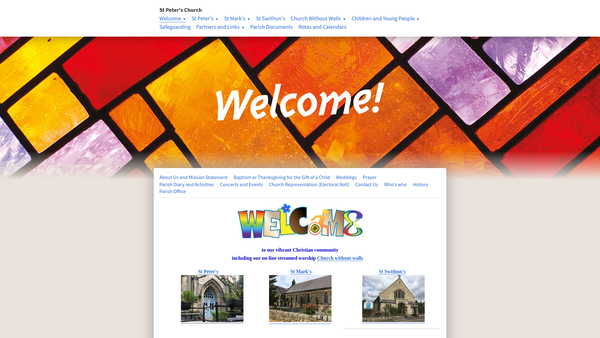 Screenshot of the The Parochial Church Council Of The Ecclesiastical Parish Of Belper, St.peter website