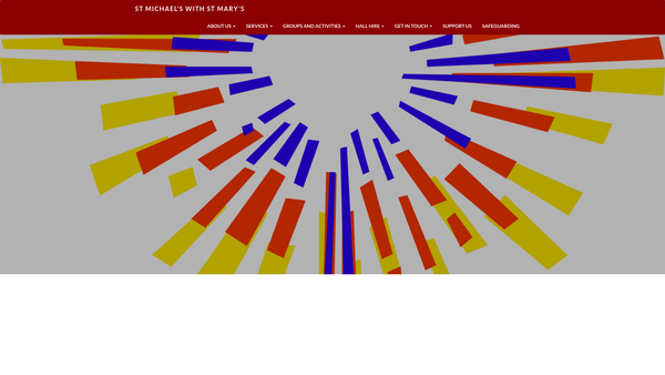 Screenshot of the The Parochial Church Council Of The Ecclesiastical Parish Of St Michaels, St Albans website