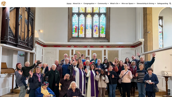 Screenshot of the Parochial Church Council Of The Ecclesiastical Parish Of St Paul, Cambridge website