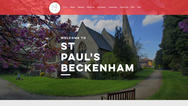 Screenshot of the The Parochial Church Council Of The Ecclesiastical Parish Of St Paul's Beckenham website