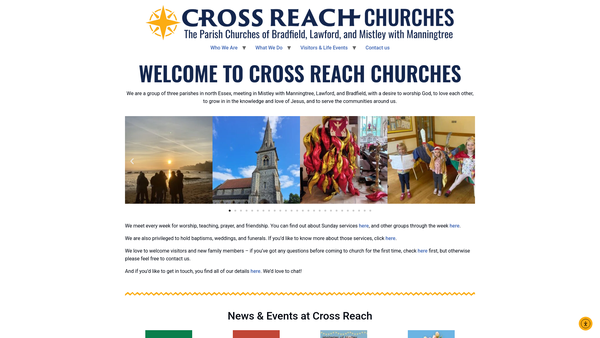 Screenshot of the The Parochial Church Council Of The Ecclesiastical Parish Of Lawford, Essex website