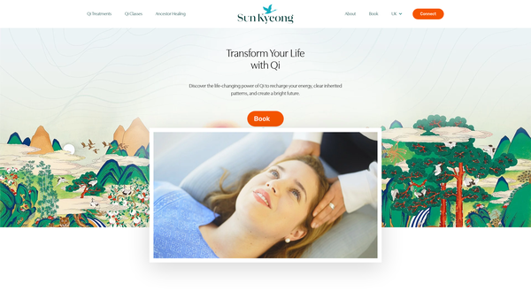 Screenshot of the Sun Kyeong Qi website