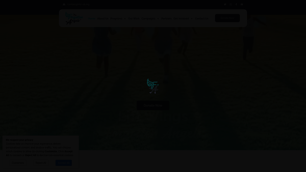 Screenshot of the The Forgotten Angels (Tfa) website