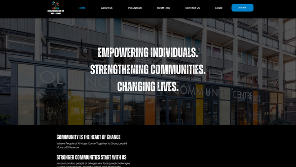 Screenshot of the Social Organisation For Unity And Leisure (Soul) website