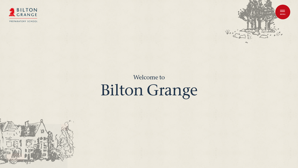 Screenshot of the Bilton Grange Foundation Limited website