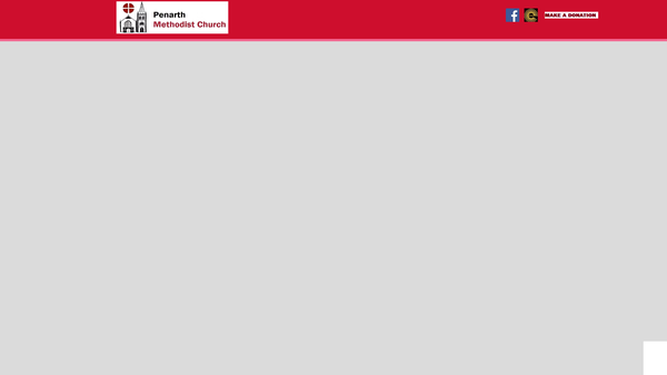 Screenshot of the Penarth Methodist Church website