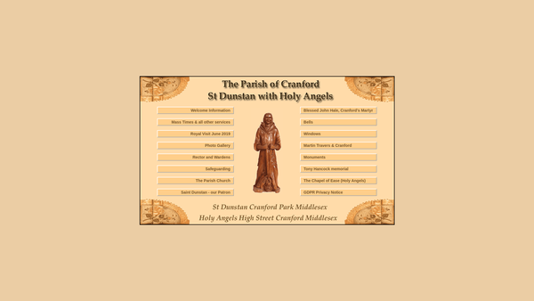 Screenshot of the The Parochial Church Council Of The Ecclesiastical Parish Of Cranford website