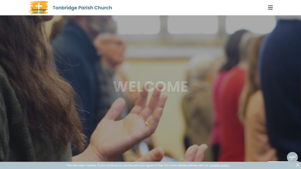 Screenshot of the Parochial Church Council Of The Ecclesiastical Parish Of St Peter & St Paul Tonbridge website