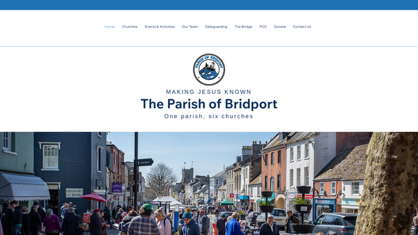 Screenshot of the The Parochial Church Council Of The Ecclesiastical Parish Of Bridport website