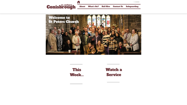 Screenshot of the The Parochial Church Council Of The Ecclesiastical Parish Of Conisbrough website