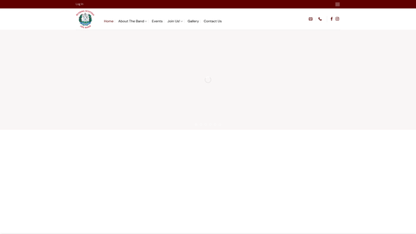 Screenshot of the Reading Scottish Pipe Band website