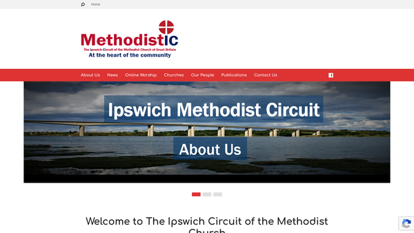 Screenshot of the Ipswich Methodist Circuit website