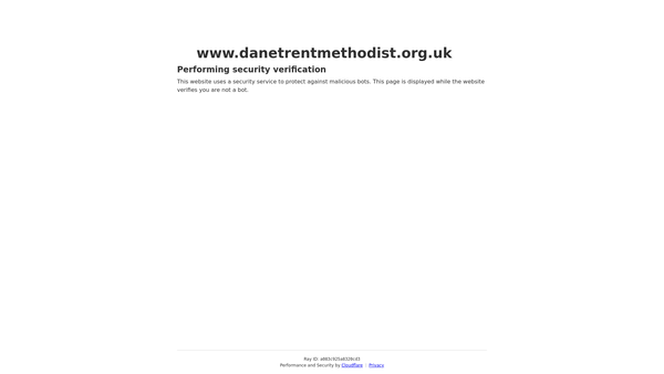 Screenshot of the Dane And Trent Methodist Circuit website