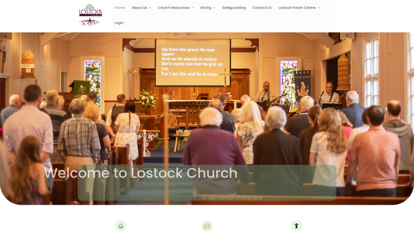 Screenshot of the Parochial Church Council Of The Ecclesiastical Parish Of St Thomas And St John, Bolton website