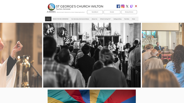 Screenshot of the The Parochial Church Council Of The Ecclesiastical Parish Of Wilton website