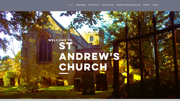 Screenshot of the The Parochial Church Council Of The Ecclesiastical Parish Of St Andrew, Haughton Le Skerne website
