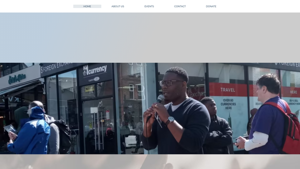 Screenshot of the Potters House Christian Fellowship UK Bounds Green Church website