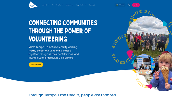 Screenshot of the Tempo Time Credits Limited website
