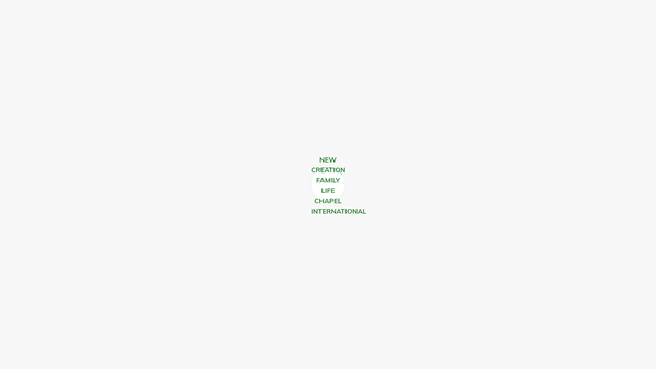 Screenshot of the New Creation Family Life Chapel International website