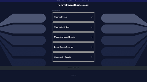 Screenshot of the The Nene Valley Circuit Of The Methodist Church website
