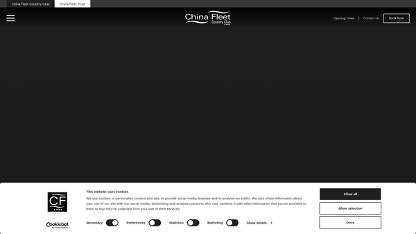 Screenshot of the China Fleet Trust website