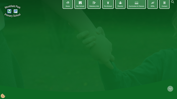 Screenshot of the Friends Of Monkfield Park website